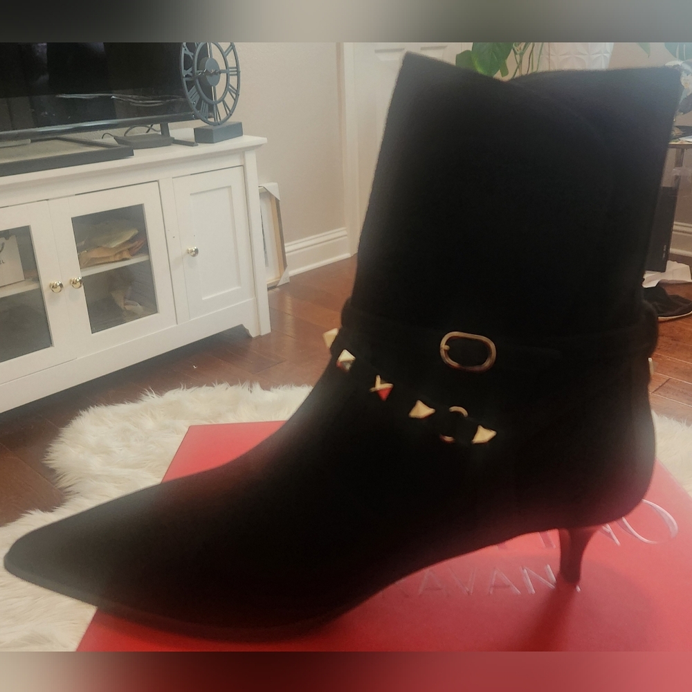 Valentino Suede Leather Boots